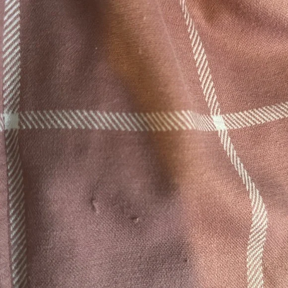 Maurices Pink Windowpane Blazer sweater cardigan top blouse shirt XS - Picture 7 of 9